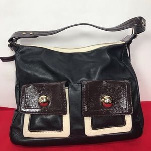 Kate Spade Navy Purse with front pockets EUC